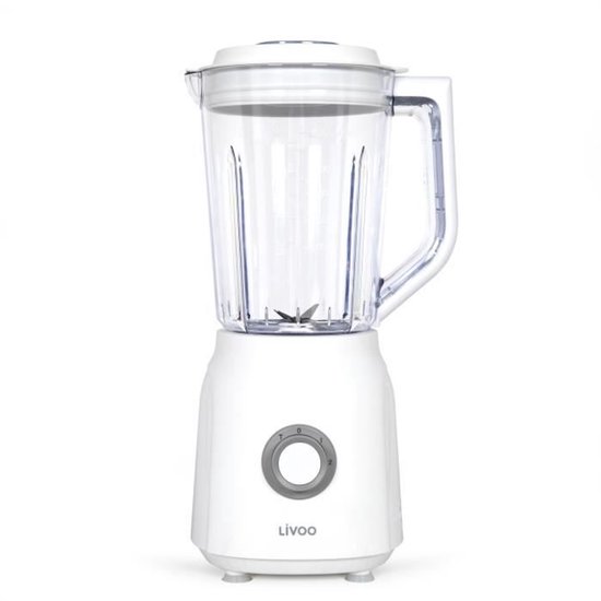 Blender - LIVOO - 1,5 L - 600 W - 22.000 tpm - 2 snelheden - Turbo wit van Merkloos