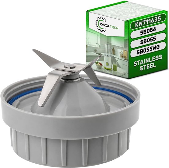 Blender mes vervangingsset met afdichting - geschikt voor Kenwood SB054 SB055 SB055WG - roestvrij staal - ServiceTopper