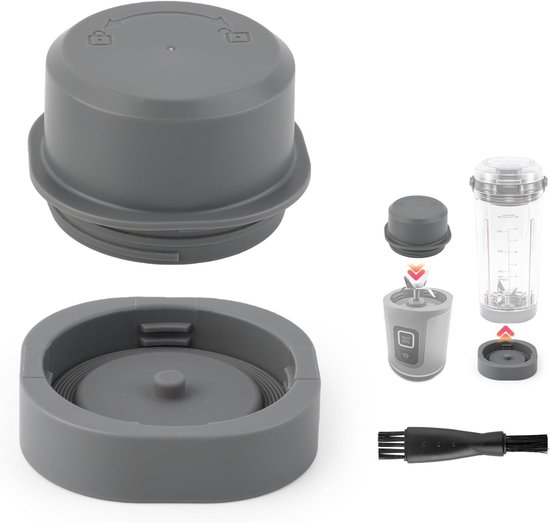 Blender Mesafdekking en Deksel voor Draagbare Blenders, Lekvrije Deksel, Vervangingsonderdelen voor Blender Accessoires