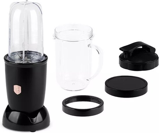 Blender met drinkbeker van Berlinger Haus - model BH 9506 - verschillende dekels