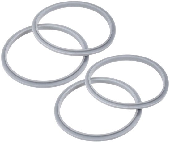 Blender O-ring Vervangset voor Nutribullet - Rubber Ring Seal Gaskets voor 600/900 Series - Set van 4 Stuks