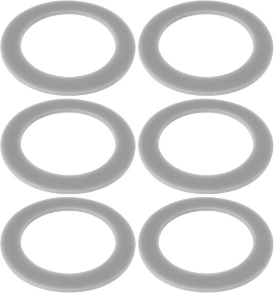 Blender O-ringen - Mixer Afdichtingen - Lekkage Voorkomen - Duurzaam Siliconen Materiaal - 47x67mm Binnendiameter - Grijs van Merkloos