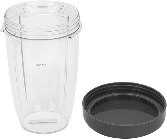 Blender Onderdelen - Bekers Deksel Set - Smoothie Maken - Voedselveilige Materialen - 24oz Middelgrote Cup - Transparant van Merkloos