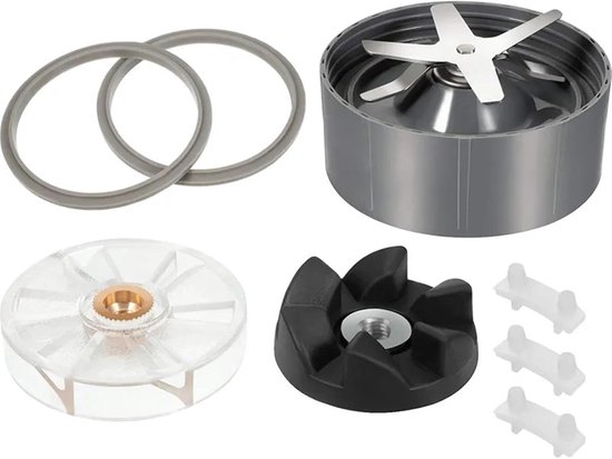 Blender Onderdelen Set - Reserveonderdelen Blender - Smoothies Maken - Scherpe RVS Bladen - 8 Delige Set van Merkloos