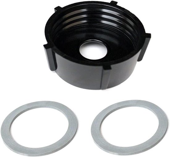 Blender Onderdelen Set - Reserveonderdelen Kan - Blender Reparatie - Duurzaam Rubber - 2 Pakkingen - Zwart
