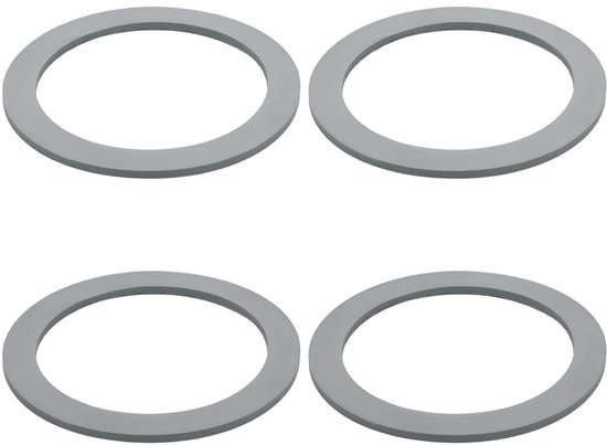 Blender Pakking 4 Stuks - Rubberen Grijze O-Ring - Vervanging voor Goede Afdichting - m-winkel