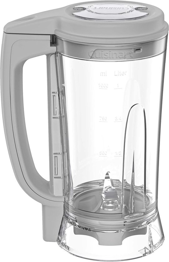 Blender Pot - Keukenmachine Accessoire - Smoothies Maken - Lekvrij Deksel - 36 Ounces - Grijs van Merkloos