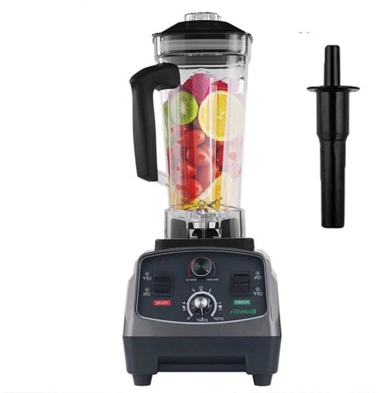 Blender - Smoothie Maker - Blender Smoothie - Foodprocessor - 2200W - 2L - BPA-vrije - Zes Mesbladen - Ice Crusher - Standaard