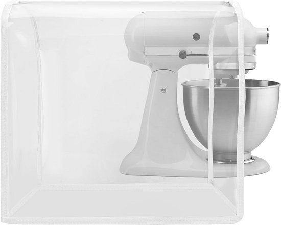 Blender stofkap - Beschermhoes mixer - Keuken opruimen - Draagbaar met handriem - 37 x 36 x 215 cm - Transparant van Merkloos