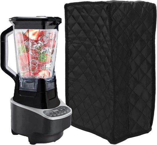 Blender Stofkap - Keukenmixer Toestelhoes - Keukenapparatuur Beschermen - Gewatteerde Zachte Stof - 23x18x42cm - Zwart