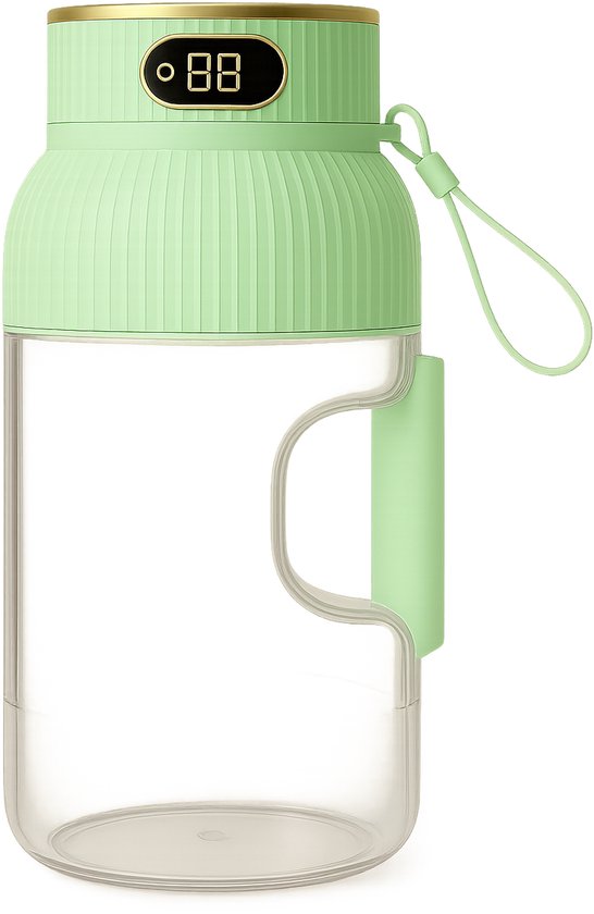 Blender To Go - Smoothie Maker - Roze - Oplaadbare Mini Blender - Smoothies & Shakes - Draadloos & Draagbaar - Fruit Mixer - USB Oplaadbaar - 1.5L van Merkloos