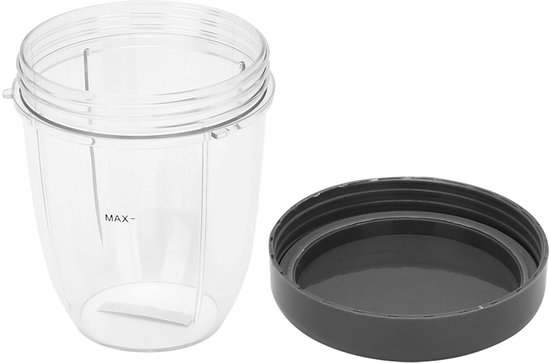 Blenderaccessoireset - 3 Bekers - Met Deksels - Vaatwasserbestendig
