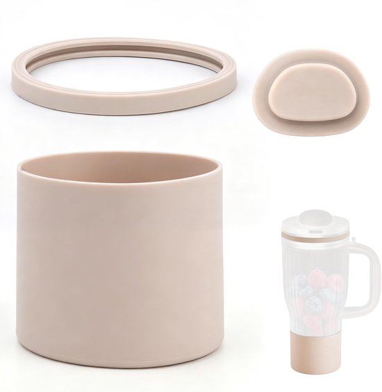 Blenderaccessoireset - Siliconen afdichtring - Lekvrij - 3 delen