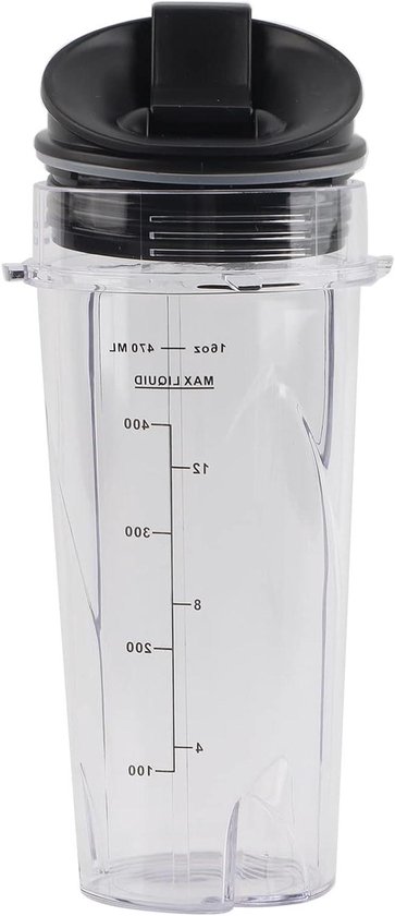 Blenderbeker 16 Oz met Sip & Seal Deksel, Accessoires voor Professionele Blender