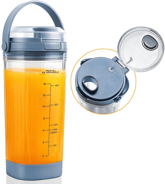 Blenderbeker - 510 ml - BPA-vrij - Blauw