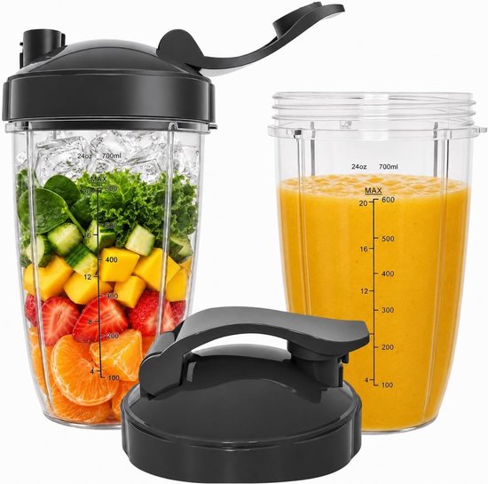 Blenderbeker - 700 ml - BPA-vrij - Met To-Go deksel