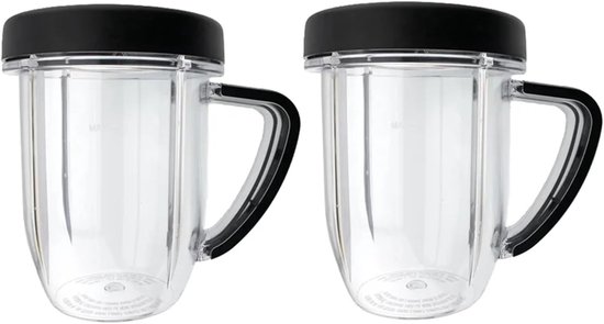 Blenderbekerset - Reservebekers - Smoothies Maken - BPA-vrij Plastic - 887 ml - Transparant van Merkloos