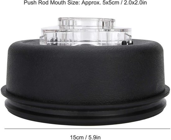 Blenderdeksel 64 Oz - Deksel/Plug Set - Vaatwasmachinebestendig - Hoogwaardig Rubber - Polycarbonaat - Eenvoudig te Installeren