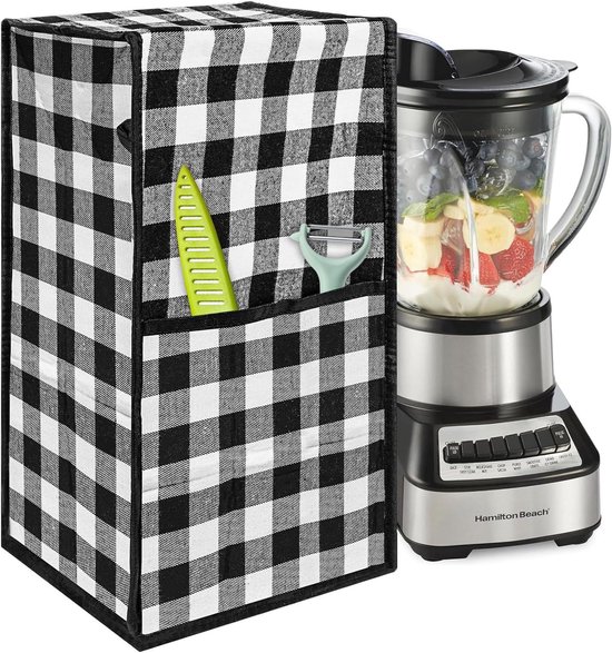 Blenderhoes - Apparaat Cover - Keuken Organisatie - Geïsoleerde Voering - 42 x 24 x 20 cm - Zwart