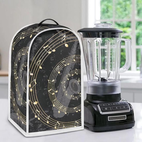 Blenderhoes Keuken - Apparaat Cover - Keuken Organisatie - Water- en Stofafstotend - 404 cm Lengte - Muzikale Noten