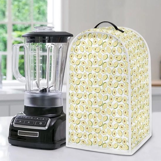 Blenderhoes - Keukenapparaat Cover - Apparaat Beschermen - Spatbestendige Stof - 24 x 18.5 x 40.5 cm - Avocado Patroon