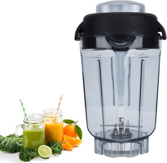 Blenderkan Reserveonderdelen - Container Vervanging - Zelfreinigend Mixen - BPA-vrij Acryl - 09 Liter Capaciteit - Transparant van Merkloos