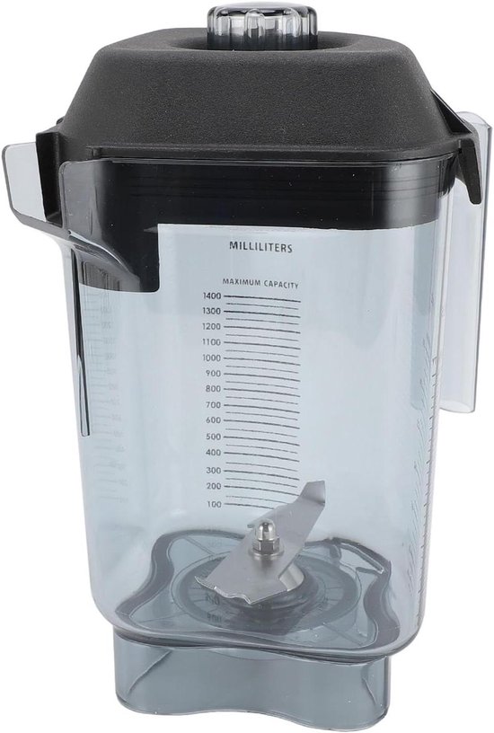 Blenderkan Vervangend - Kan voor Blender - Smoothies Maken - BPA-Vrij Polycarbonaat - 1.4 Liter - Transparant