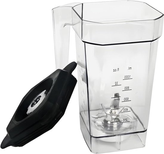 Blenderkan Vervanging - Reserve Kan - Smoothies Maken - Robuuste Kunststof - 2 Liter - Transparant