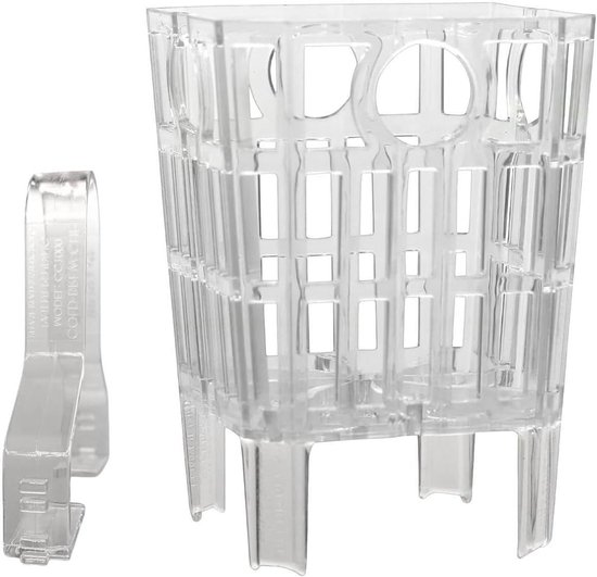 Blendermand - Menggereedschap Keukencontainer - Smoothies Maken - Hittebestendig Krasbestendig - 10.2 x 10.2 x 14 cm - Grijs