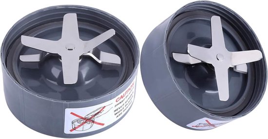 Blendermes - Sapcentrifugemes - Roestvrij staal - Eenvoudig te installeren en te verwijderen -geschikt Voor Nutribullet 900W, 2 stuks van Merkloos