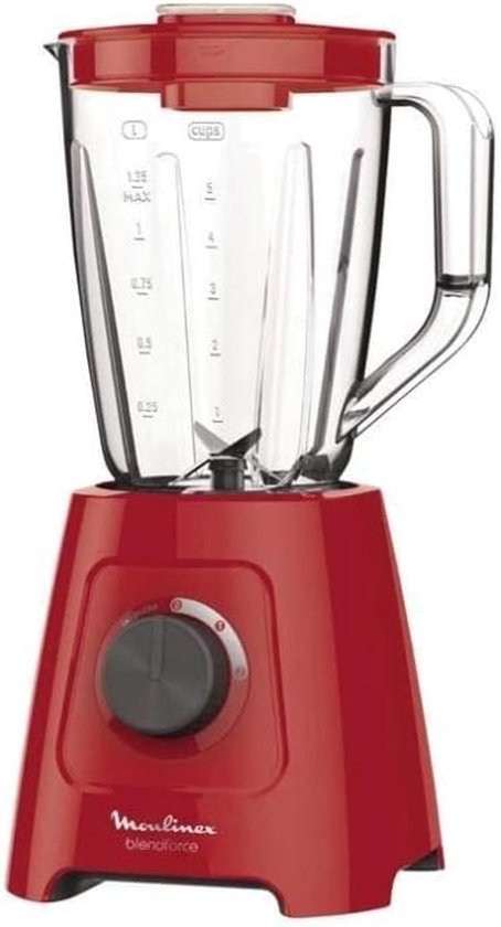 Blendforce Blender 600W met Pulsfunctie, 2L Capaciteit en Smart Lock-systeem van Tefal