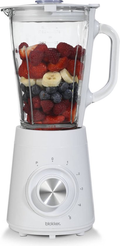 Blokker Blender - Smoothie Maker 1,75L - Wit van Merkloos