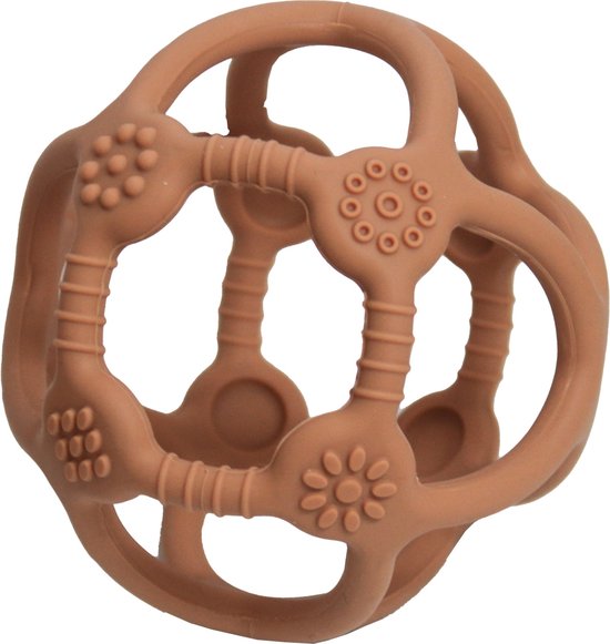 Bo Jungle B-Ball Terracotta Bijtspeeltje B910470 van Bo Jungle