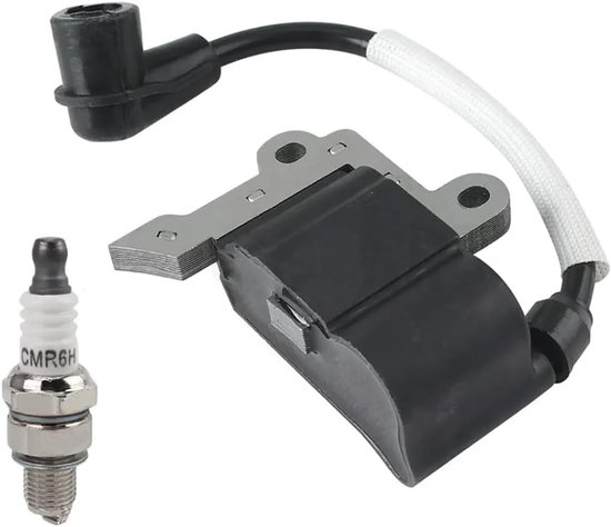 Bobine voor Redmax Zenoah Husqvarna Kettingzaag T435 T439 met bougie, Bobine Module Vervangen #UK-09616C-501 ZF629