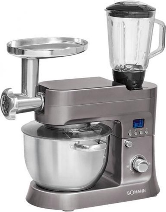 Bomann KM 1395 CB - Keukenmachine - Titanium van Bomann