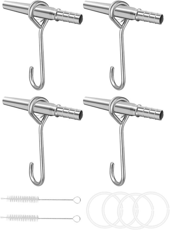 Boomsap Tapset - Siroop Gereedschap - Sap Verzamelen - Complete 4-delige Kit - 81 cm Tips - Zilver van Merkloos