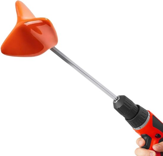 Boor Mixer Opzetstuk - Roerder Hulpmiddel - Mortel Mengen - Duurzaam Ontwerp - 28 cm - Enkel