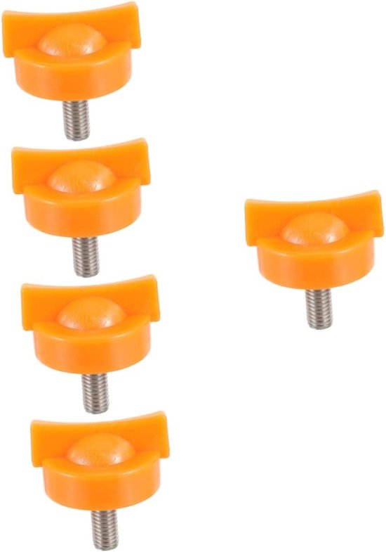 Borgschroef Sapcentrifuge - Vervangingsonderdeel Pers - Sap Maken - Specifiek voor XC-2000E - 4 cm - Oranje