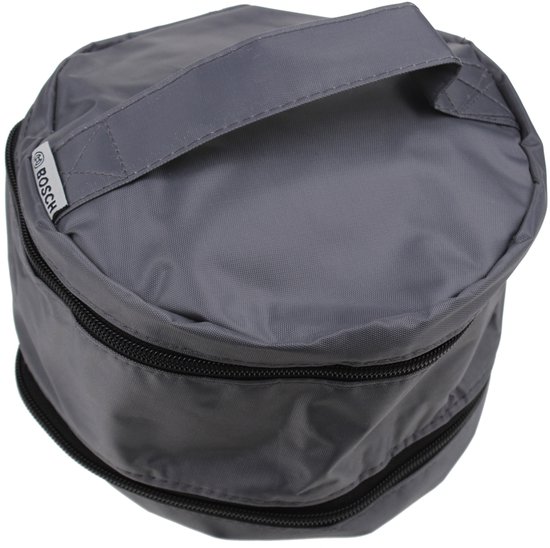 BOSCH - Accessoiretas, grijs, met Bosch-logo, Ø ca. 195 mm, hoogte ca. 125 mm, met 2 opbergvakken voor geree - 00653180 van Bosch