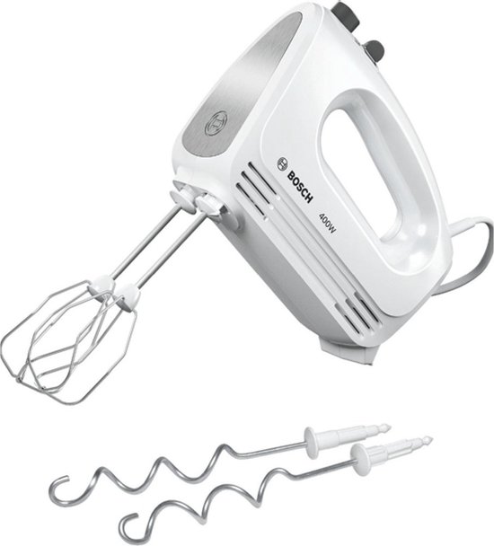 Bosch MFQ24200 CleverMixx - Handmixer - 400W - Wit van Bosch