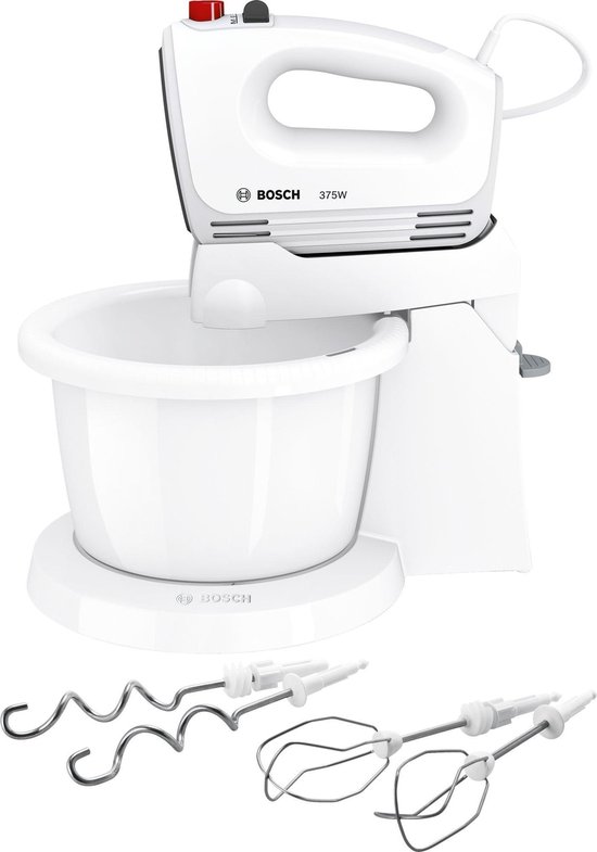 Bosch MFQ2600G - Mixer - Staand - 375 W - Wit van Bosch