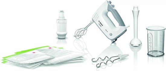 Bosch MFQ364V0 ErgoMixx - Vacuum Handmixer - 450W - Wit van Bosch