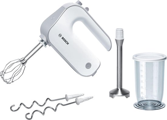 Bosch MFQ4070 - Handmixer - Incl staafmixervoet - 500W - Wit van Merkloos