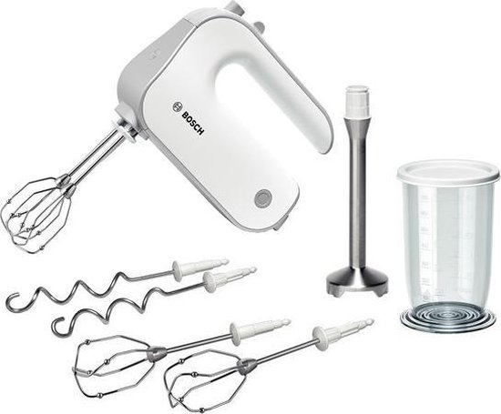 Bosch MFQ4075DE - Handmixer -  550W - Zilver - Wit van Bosch