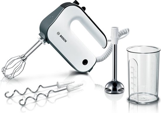 Bosch MFQ49700 - Handmixer - 850W - Wit/donkergrijs van Bosch