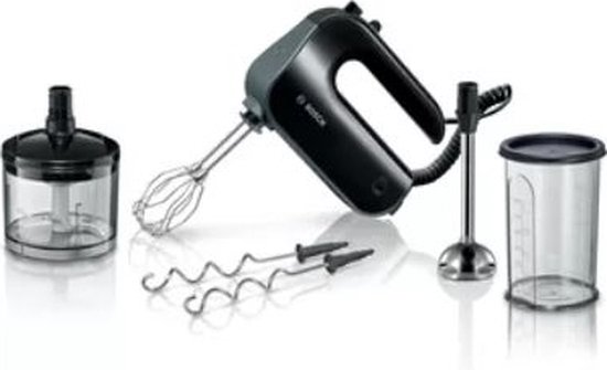 Bosch MFQ4980B - Premium handmixer set - 850W - Zwart van Bosch