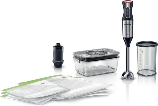 Bosch MS6CM61V2 Staafmixer 1000 W RVS, Zwart van Bosch