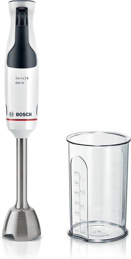 Bosch MSM4W210 ErgoMaster - Staafmixer - 600W - Wit/Donkergrijs van Bosch