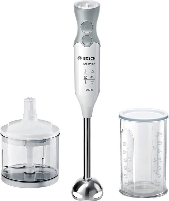 Bosch MSM66120 ErgoMixx - Staafmixer - 600W - Hakmolen - Wit van Bosch
