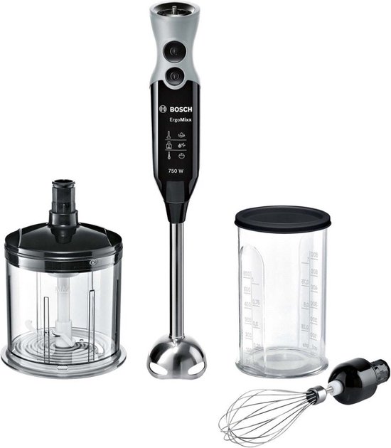 Bosch MSM67160 ErgoMixx - Staafmixerset - 750W - Zwart van Bosch